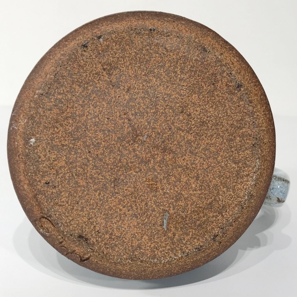 VTG MMS Signed Mahon Stoneware Studio Pottery No Spill Moonshine Jug Coffee Mug - Picture 12 of 14